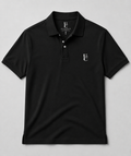 Black polo t-shirt
