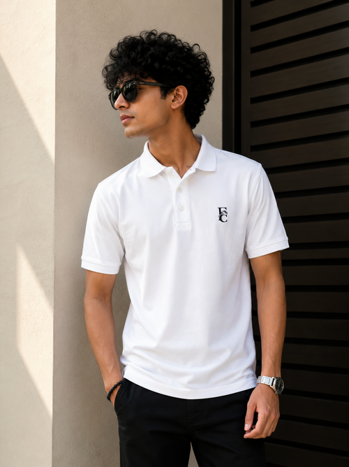 Signature Polo white